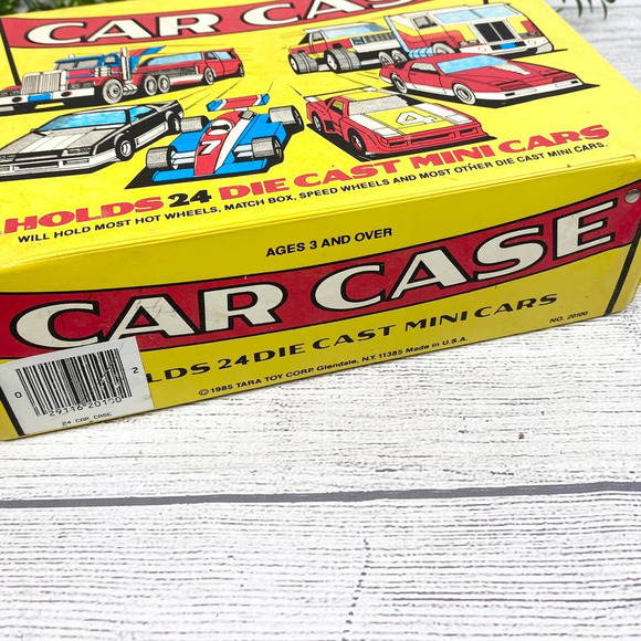 VNT 1985 Die Cast Mini Car Case Matchbox Hot Wheels Car Vintage Case - Picture 3 of 11